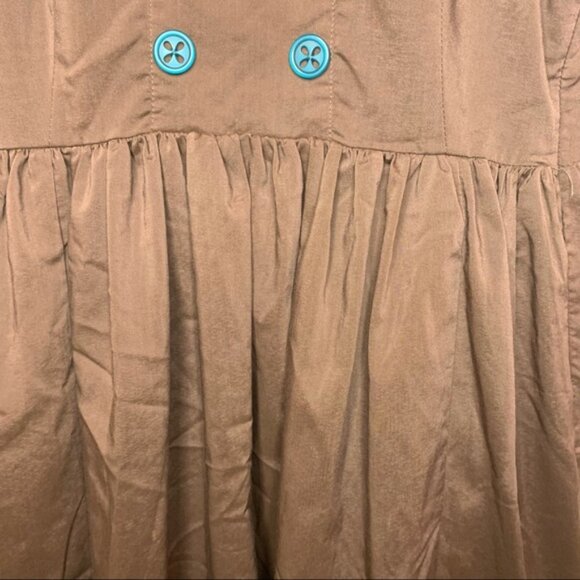 Hawks Buttoned Rayon Blend Tank Dress - Picture 6 of 13